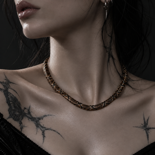Serpant Statement Necklace - Symbol of Power & Mystery